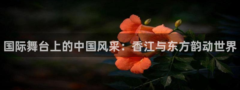 www.天富平台体育.com：国际舞台上的中国风采：香江与东方韵动世界